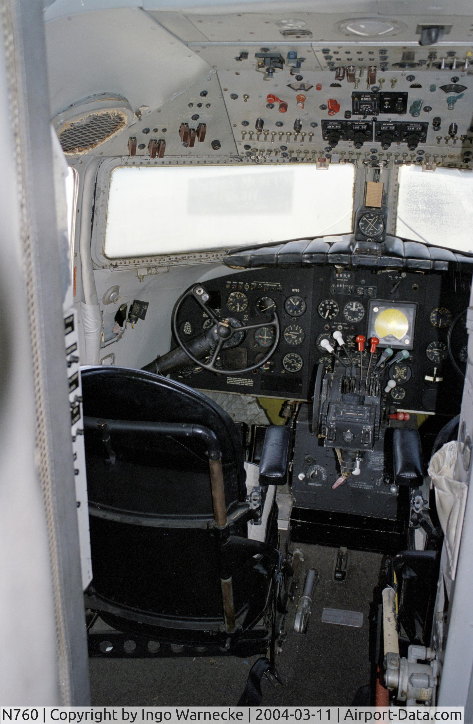 N760, 1941 Douglas DC-3 C/N 3269, Douglas DC-3 'Spirit of seventy six' (former Union Oil aircraft) at the Western Museum of Flight, Hawthorne CA #c