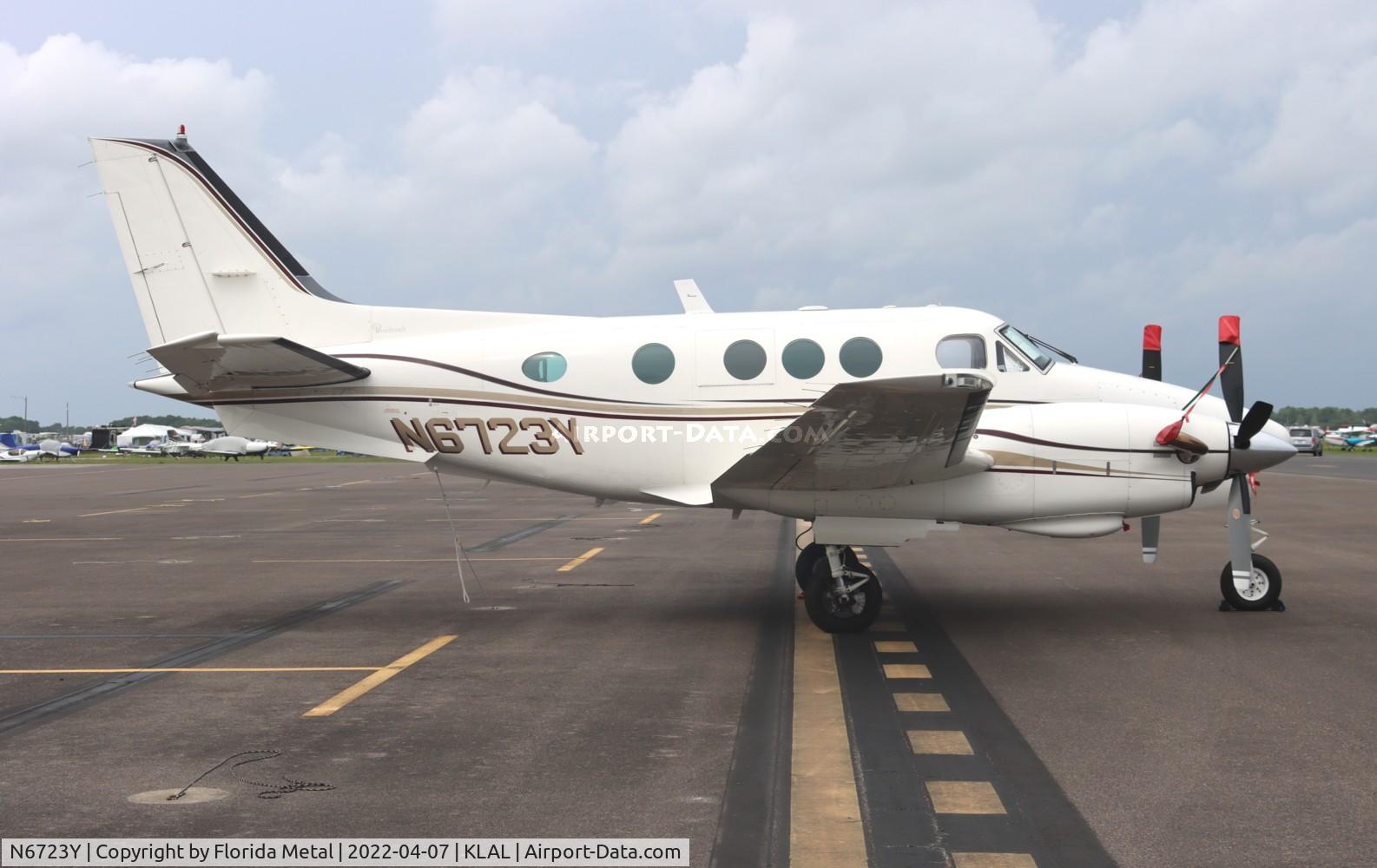 N6723Y, 1982 Beech C90 King Air C/N LJ-1013, Sun N Fun 2022