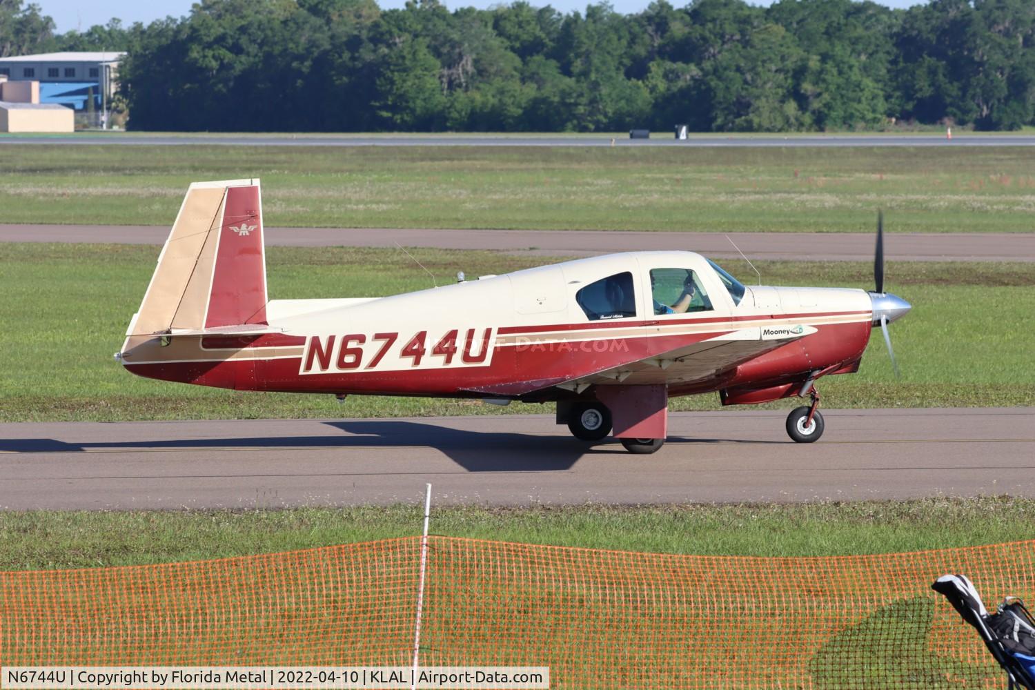 N6744U, 1963 Mooney M20D Master C/N 170, Sun N Fun 2022