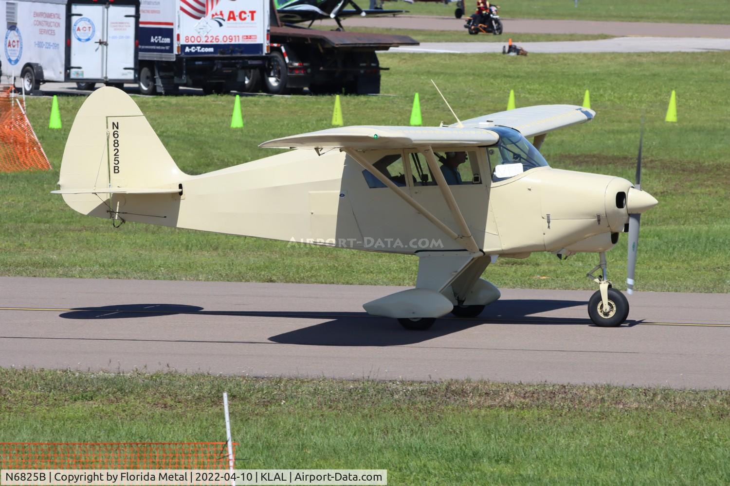 N6825B, 1956 Piper PA-22-150 C/N 22-4121, Sun N Fun 2022