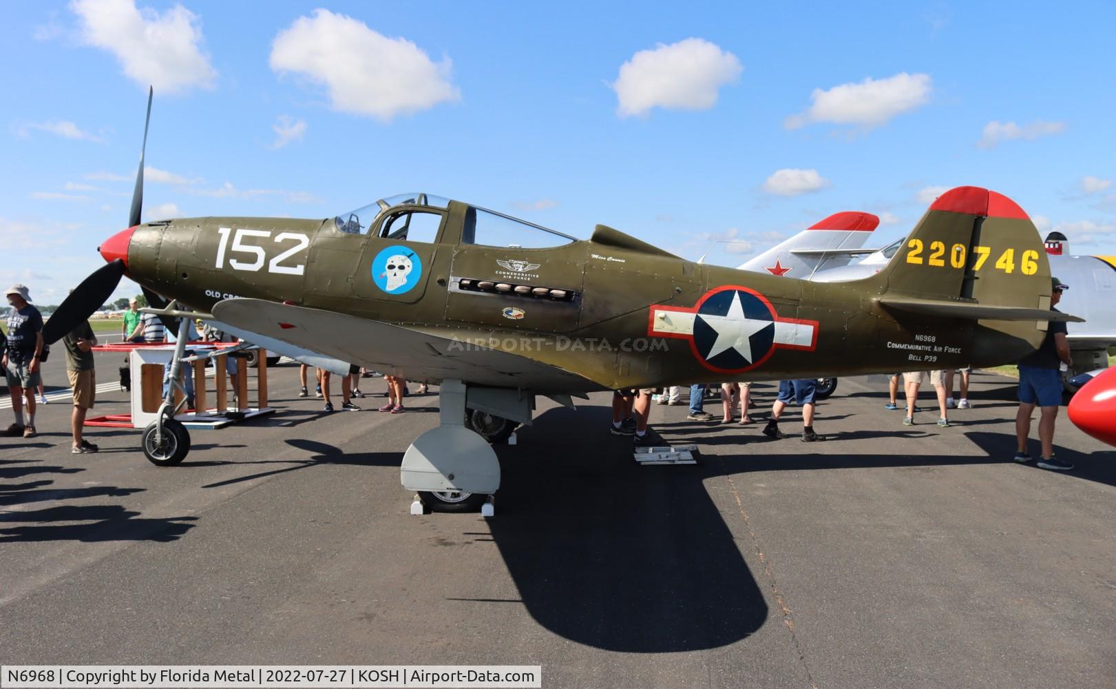 N6968, 1943 Bell P-39Q Airacobra C/N 219597, OSH 2022