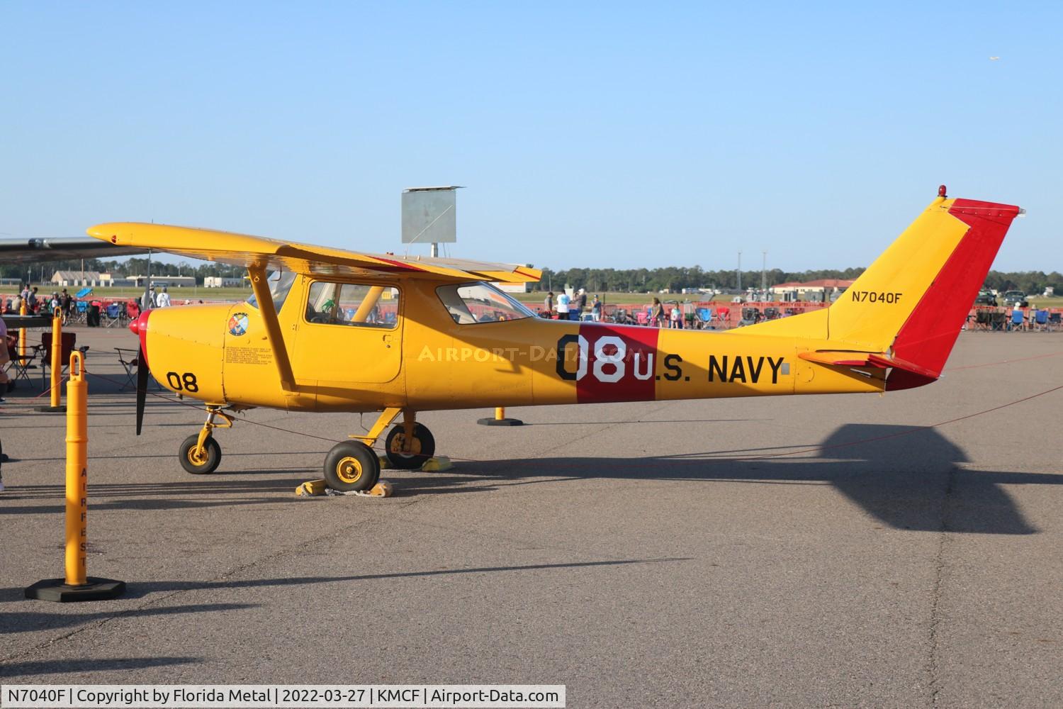 N7040F, 1966 Cessna 150F C/N 15063640, MacDill Airfest 2022