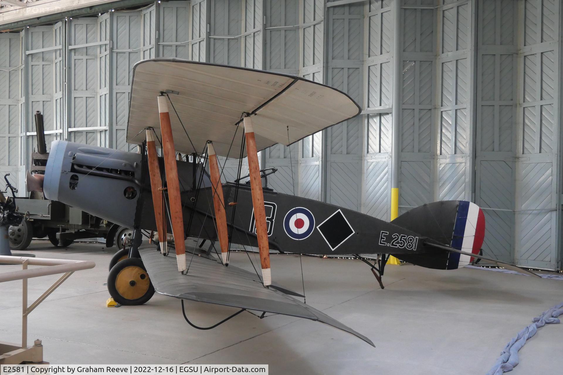 E2581, 1918 Bristol F.2B Fighter C/N 4184, On display at IWM Duxford.