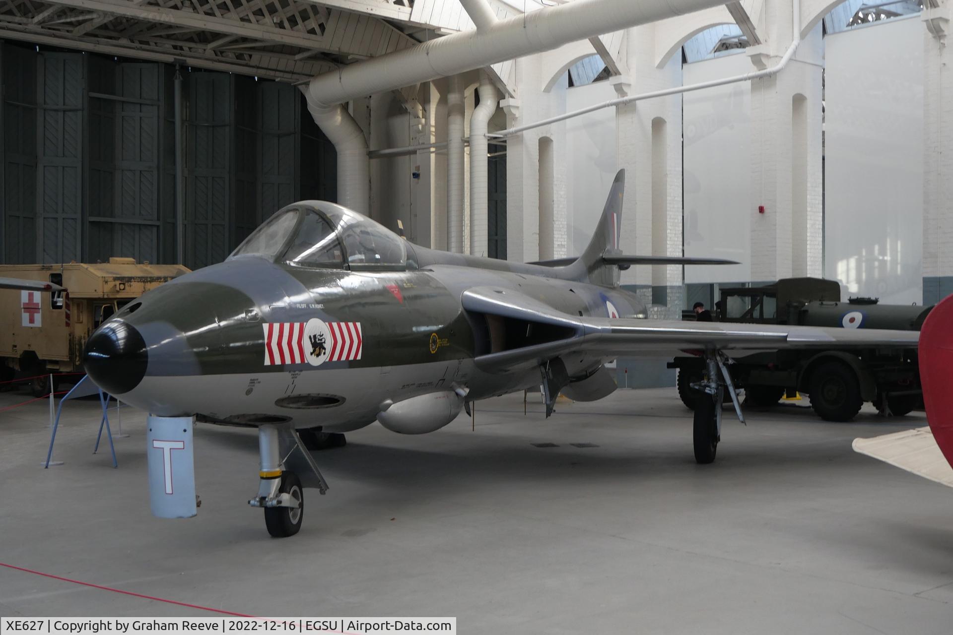 XE627, 1956 Hawker Hunter F.6A C/N 41H/679979, On display at IWM Duxford.