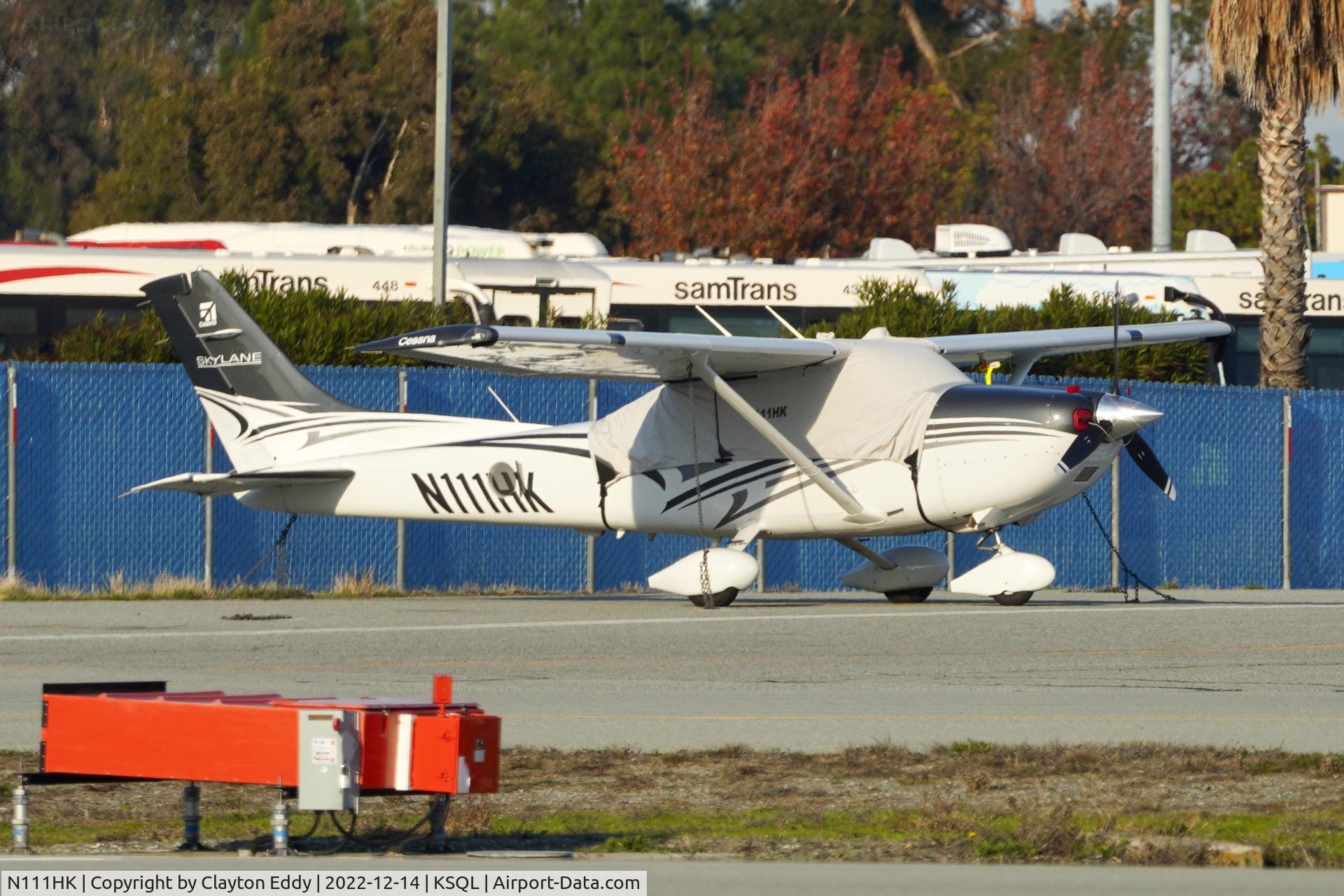 N111HK, 2015 Textron Aviation Inc. 182T Skylane C/N 18282377, SAn Carlos Airport in California 2022.
