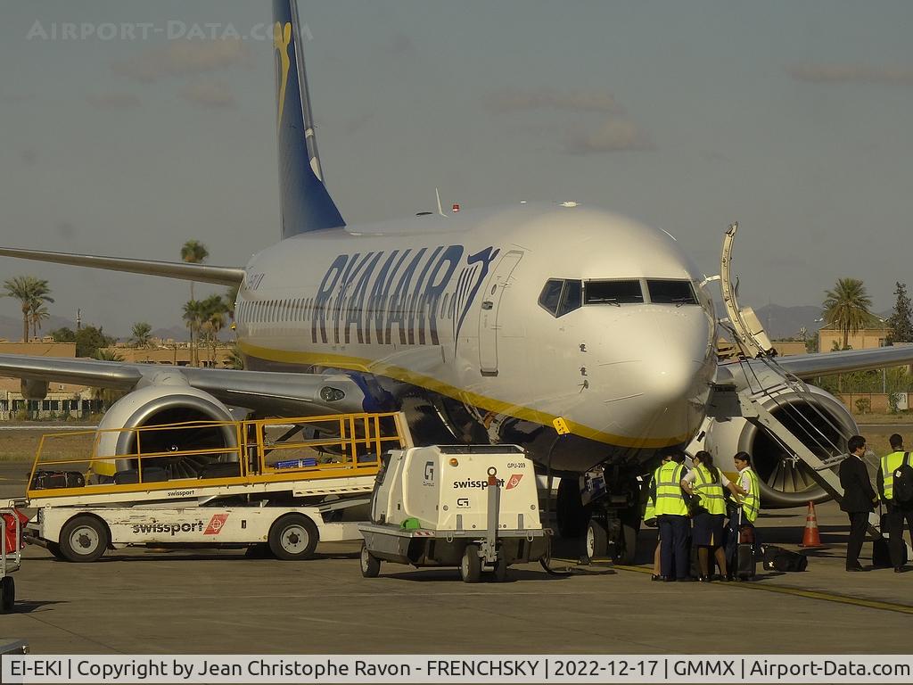 EI-EKI, 2010 Boeing 737-8AS C/N 38496, Marrakesh (RAK)	Brussels (CRL)	FR8076