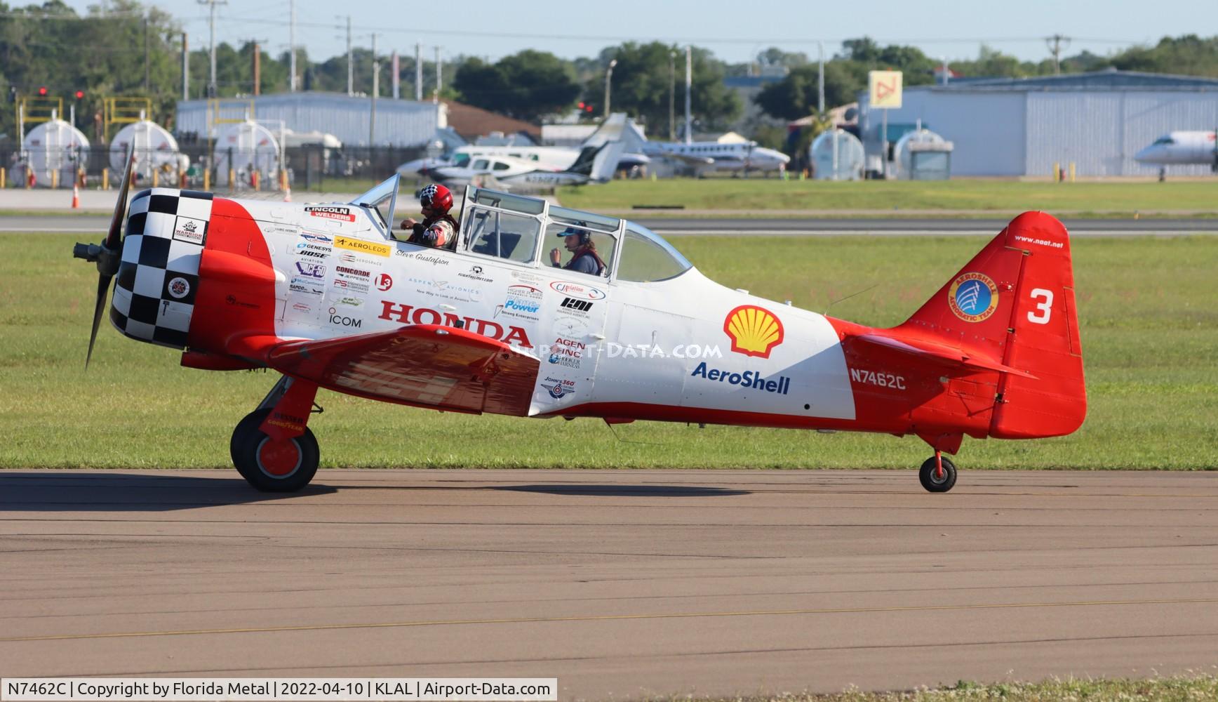 N7462C, North American AT-6B Texan C/N 121-43211, Sun N fun 2022