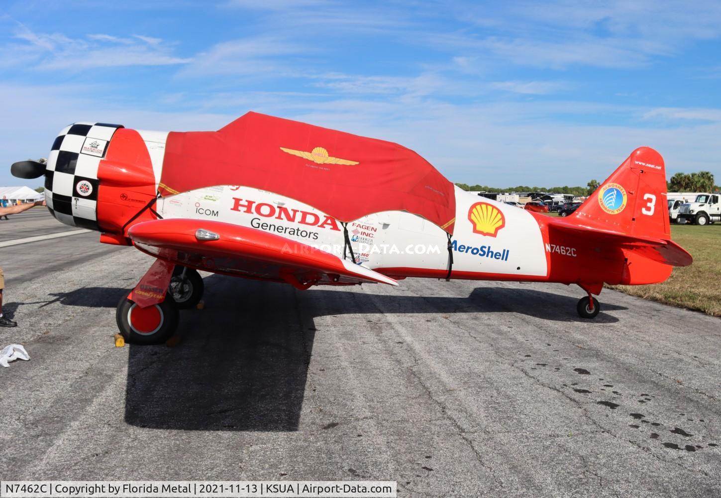 N7462C, North American AT-6B Texan C/N 121-43211, Stuart 2021