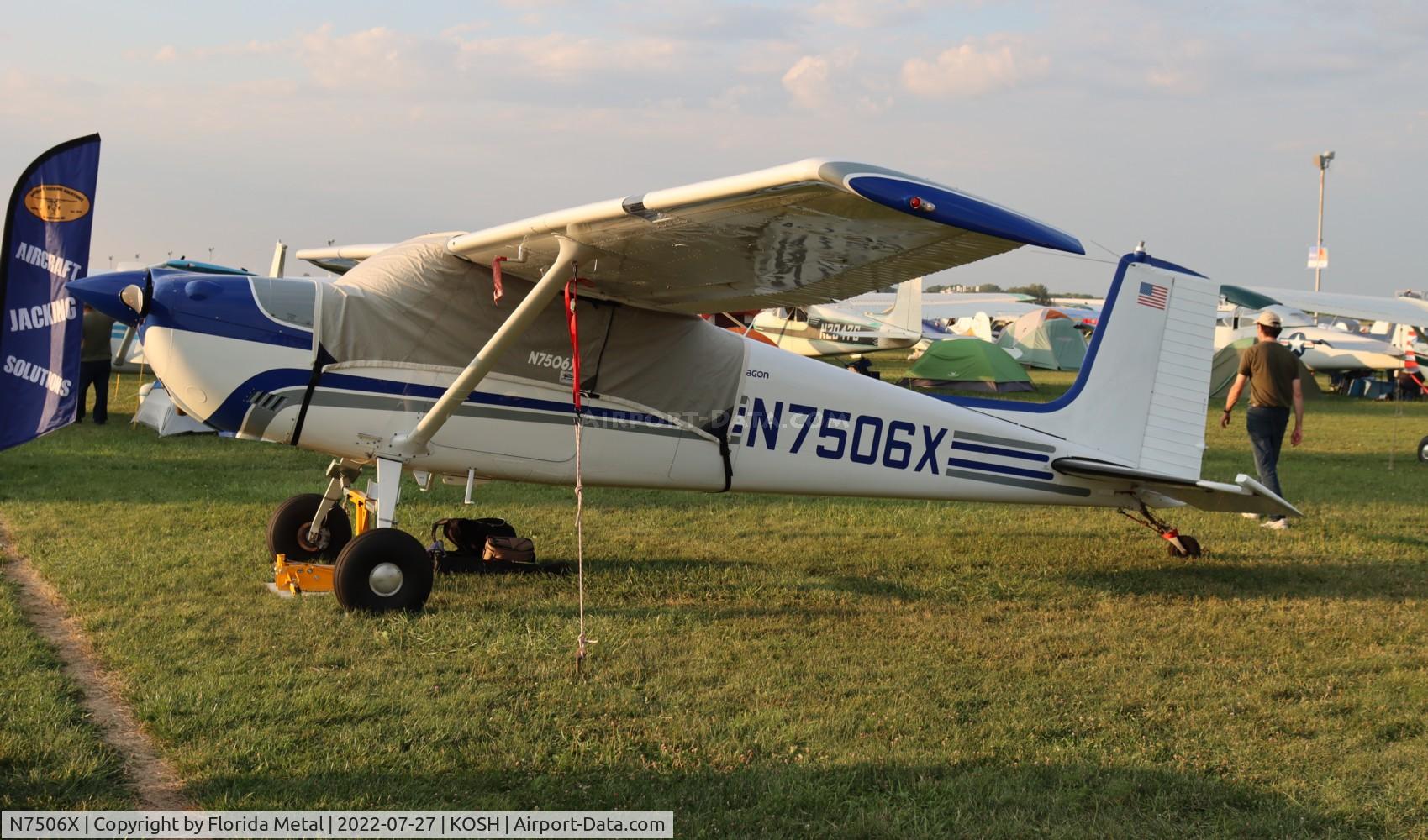 N7506X, 1960 Cessna 172B C/N 17248006, Not so common to see a Cessna 172 tail dragger