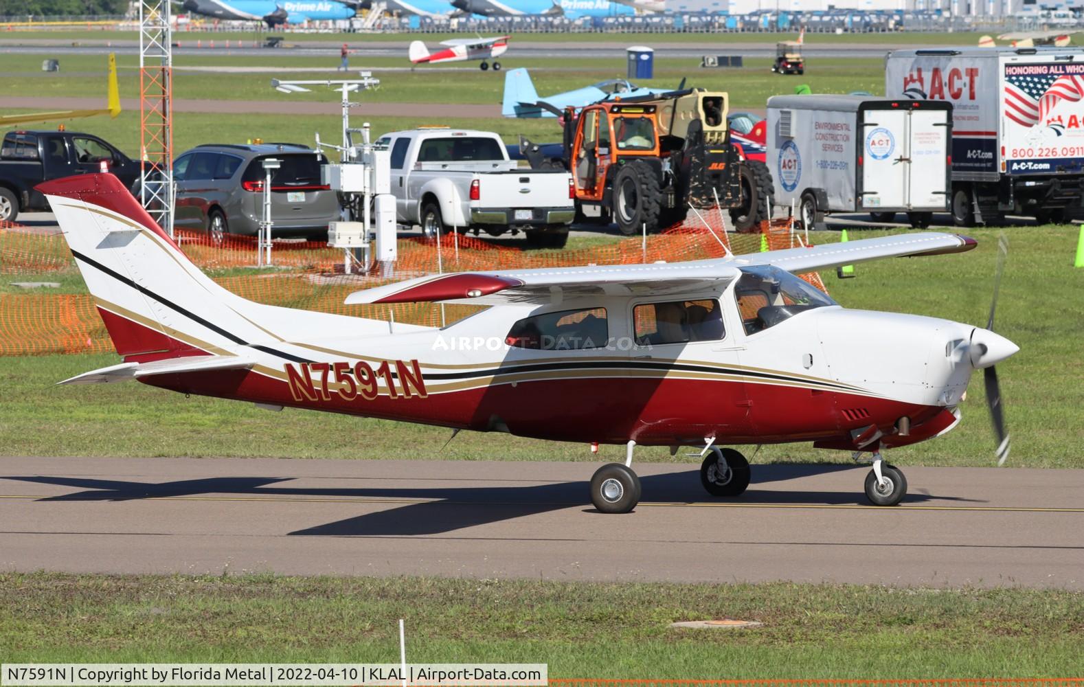 N7591N, Cessna T210N Turbo Centurion C/N 21063240, Sun N fun 2022
