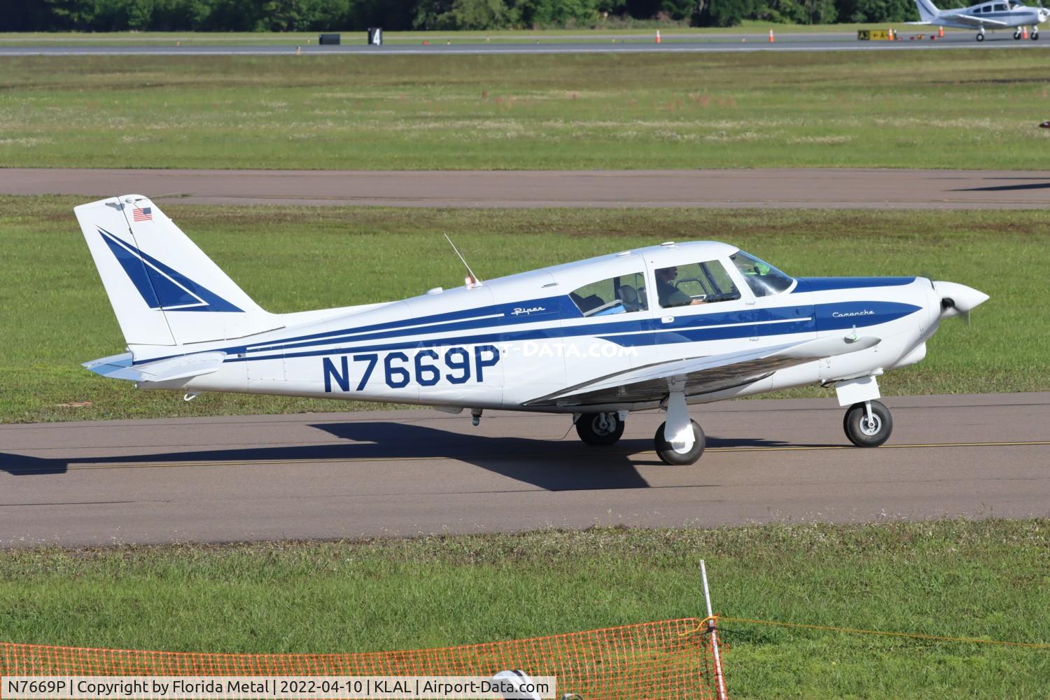N7669P, 1961 Piper PA-24 C/N 24-2882, Sun N fun 2022