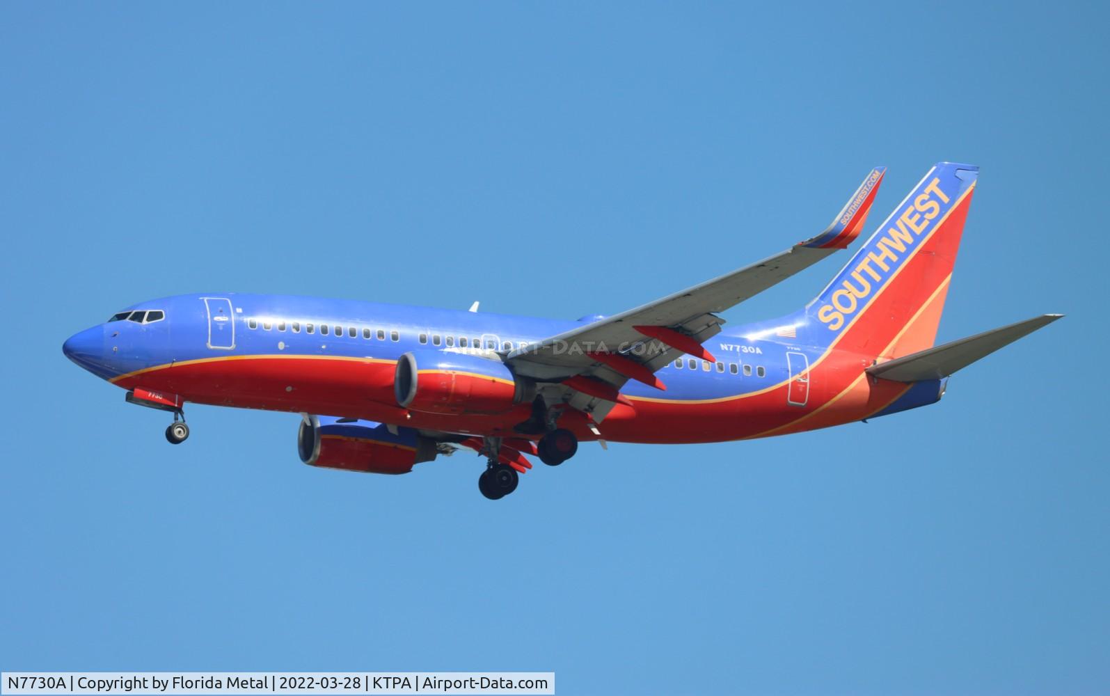 N7730A, 2006 Boeing 737-7BD C/N 33926, TPA 2022