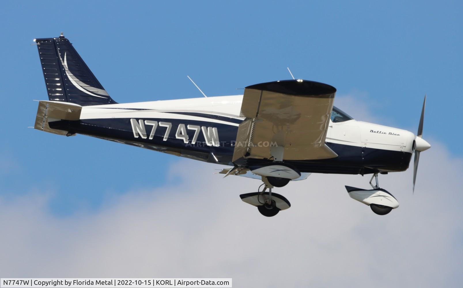 N7747W, 1964 Piper PA-28-180 C/N 28-1757, ORL 2022