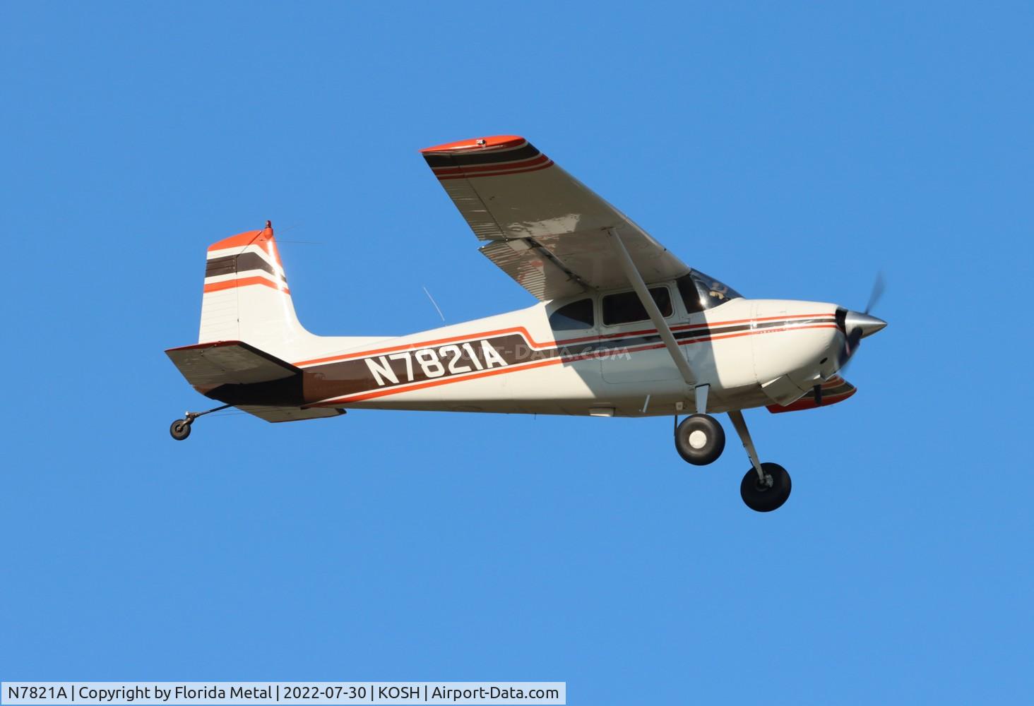 N7821A, 1956 Cessna 180A C/N 32718, OSH 2022
