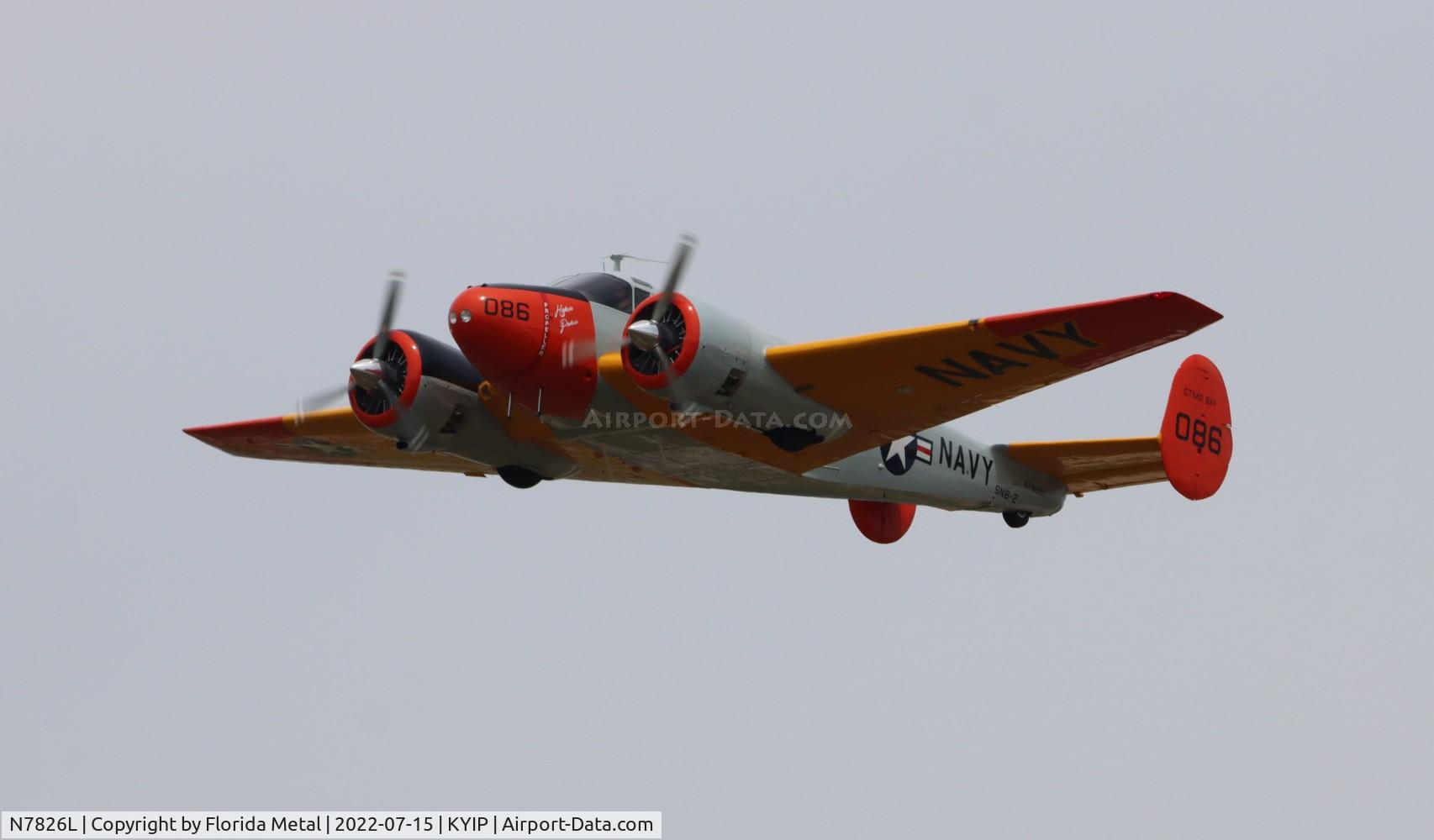 N7826L, 1951 Beech TC-45G C/N AF-86, Thunder Over Michigan 2022