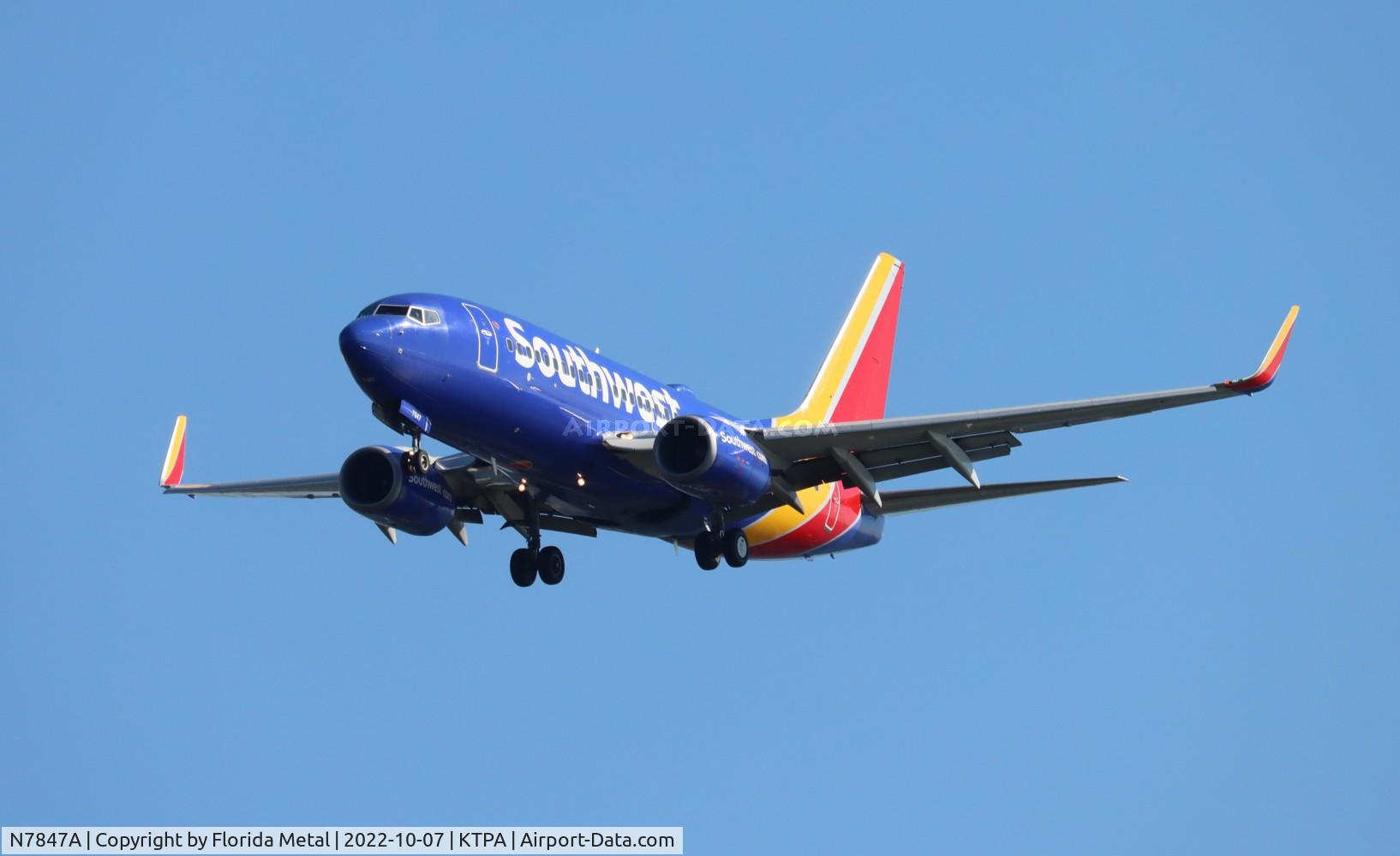N7847A, 2005 Boeing 737-752 C/N 34927, TPA 2022