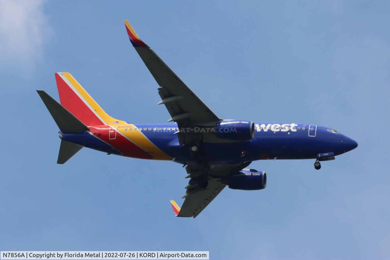 N7856A, 2001 Boeing 737-7Q8 C/N 30630, ORD 2022