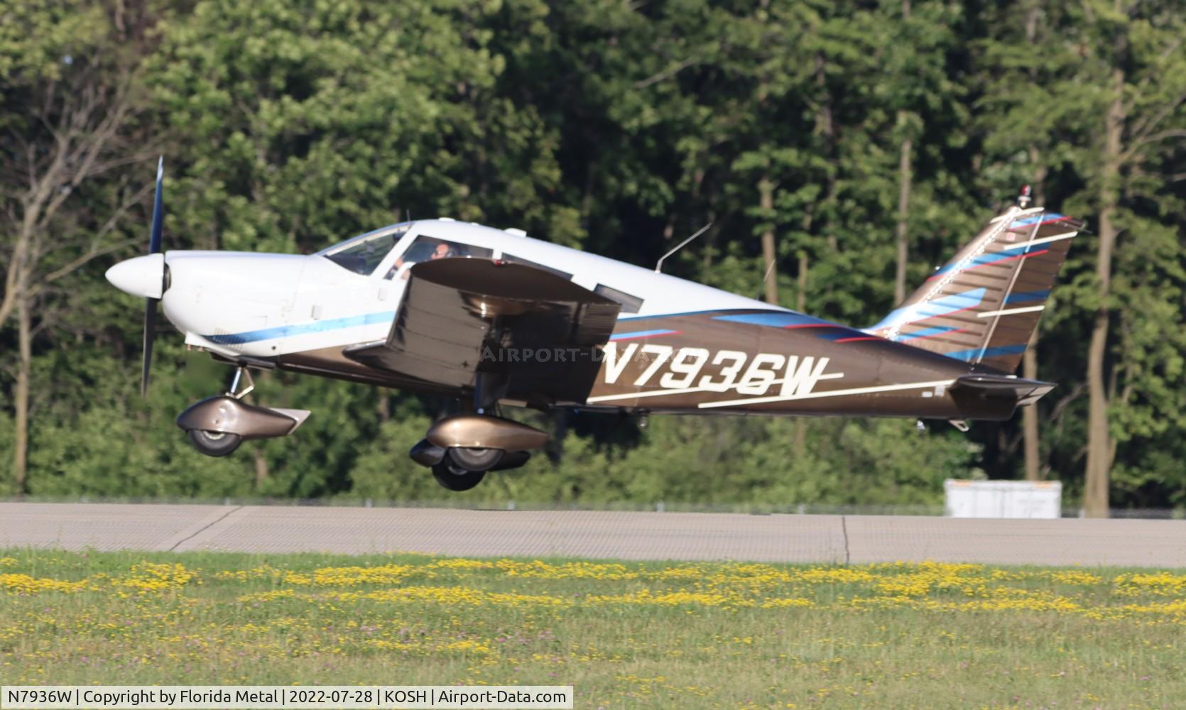 N7936W, 1964 Piper PA-28-180 C/N 28-1978, OSH 2022