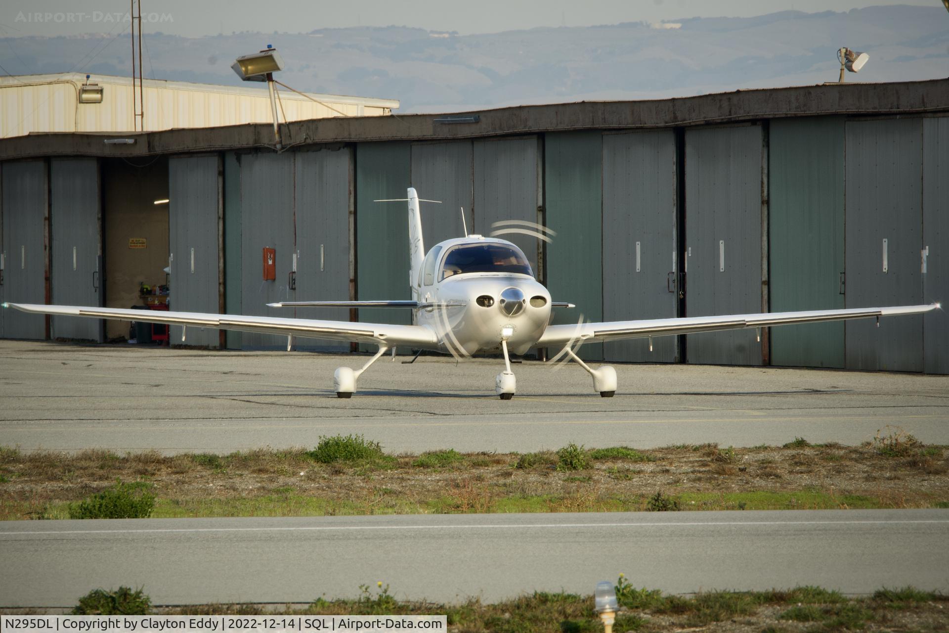 N295DL, 2007 Cirrus SR22 C/N 2335, San Carlos Airport in California 2022.