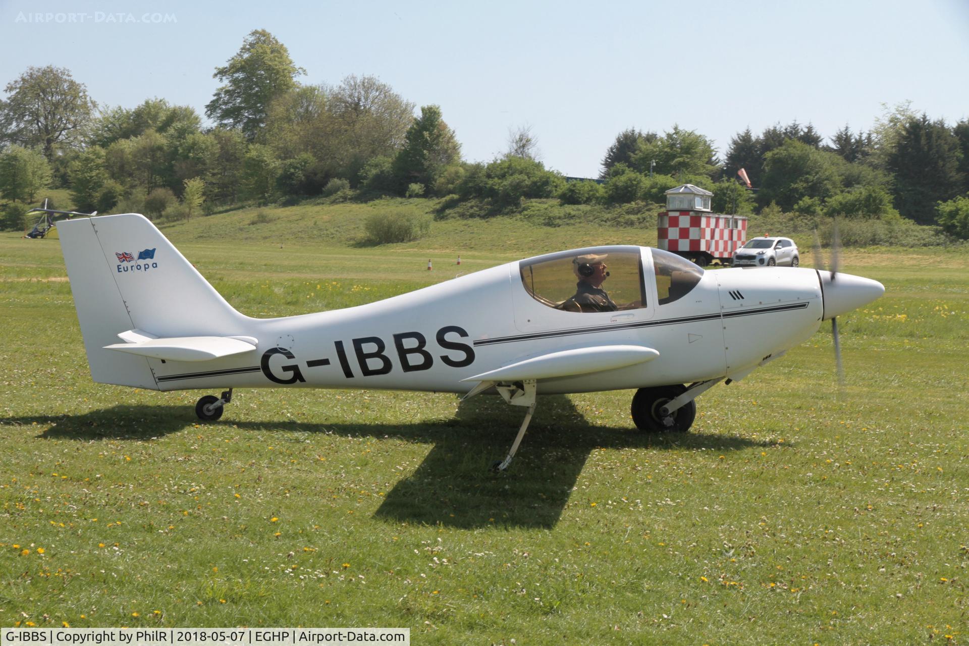 G-IBBS, 1997 Europa Monowheel C/N PFA 247-12745, G-IBBS 1997 Europa Popham