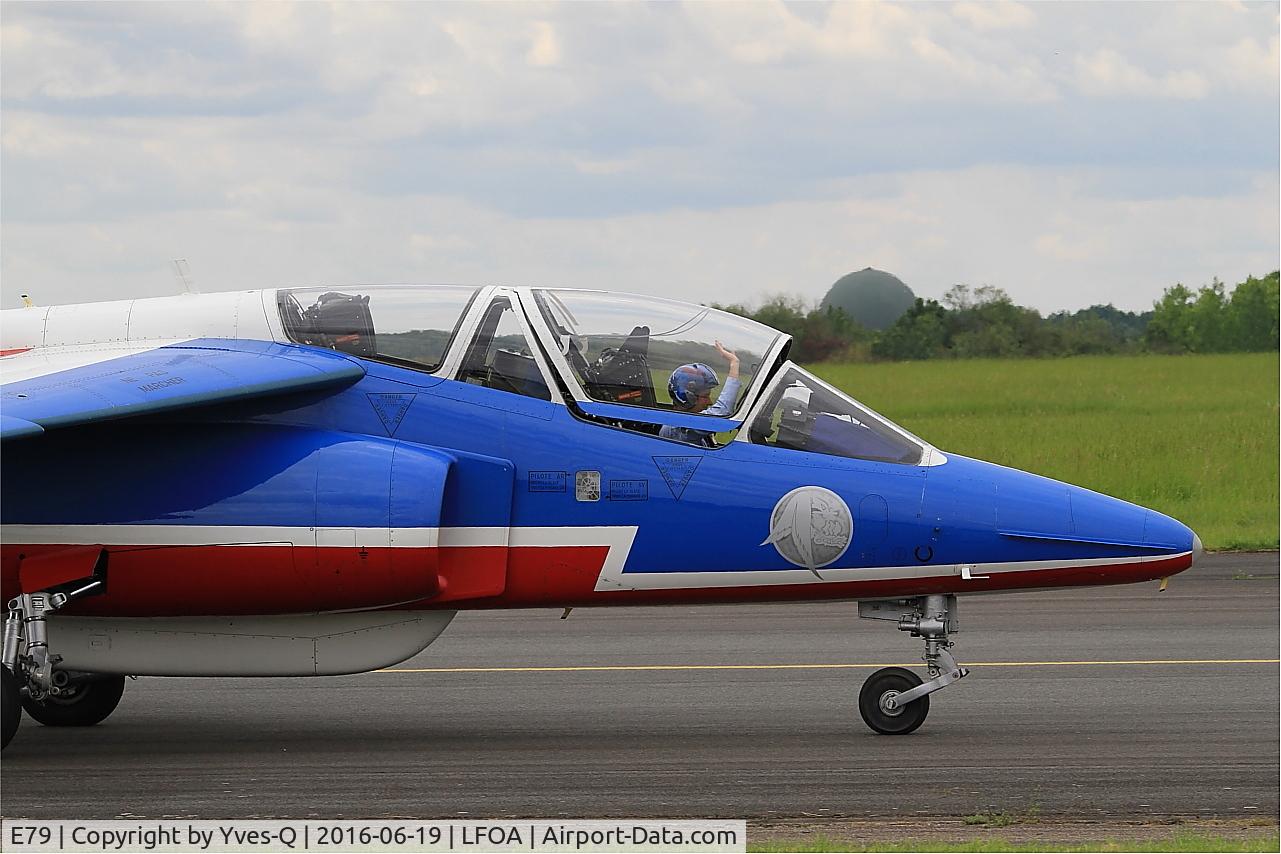 E79, Dassault-Dornier Alpha Jet E C/N E79, Dassault-Dornier Alpha Jet E (F-TERR), Athos 04 of Patrouille de France 2016, Avord Air Base 702 (LFOA) Open day 2016