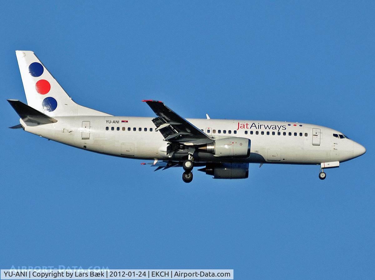 YU-ANI, 1985 Boeing 737-3H9 C/N 23416, RWY04L