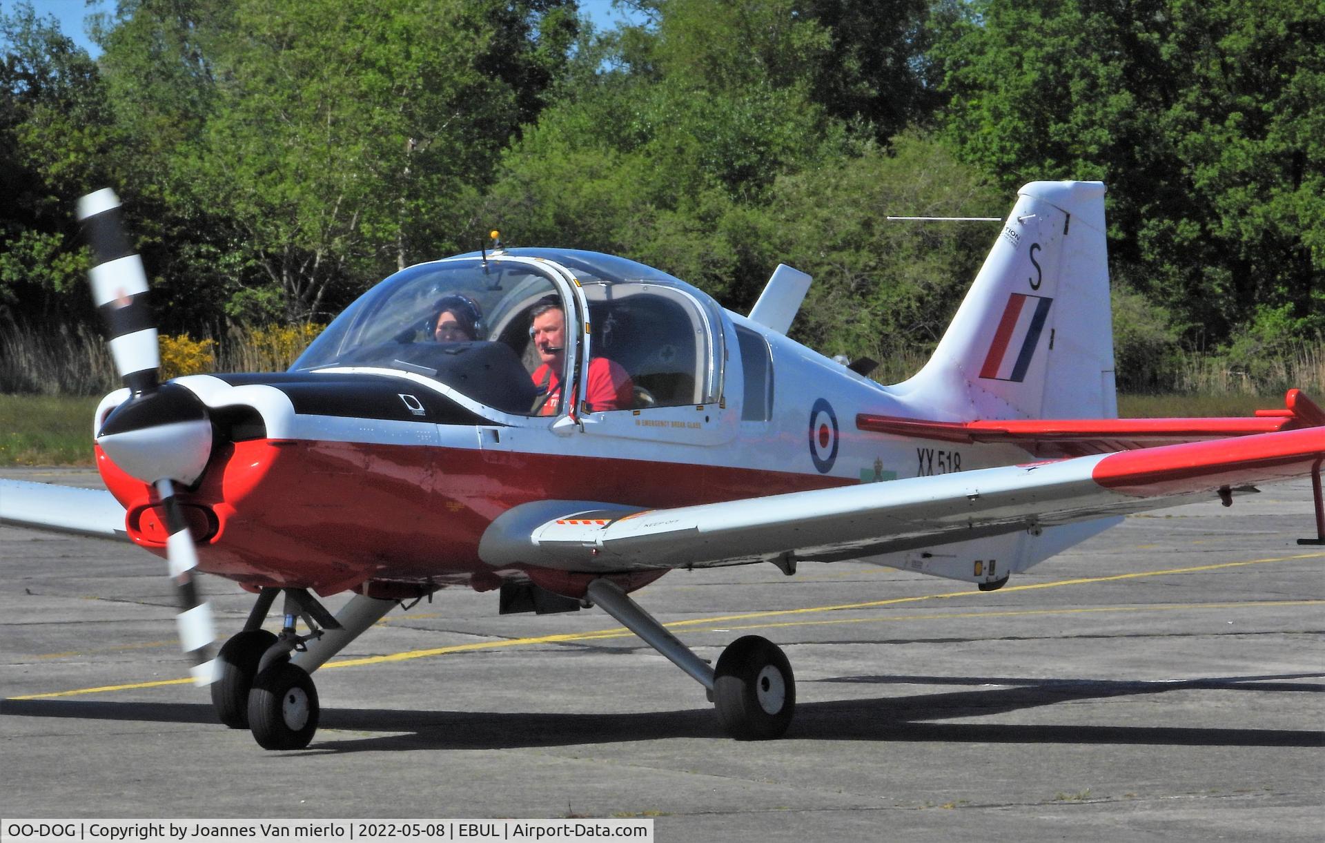OO-DOG, 1973 Scottish Aviation Bulldog T.1 C/N BH120/204, Ursel