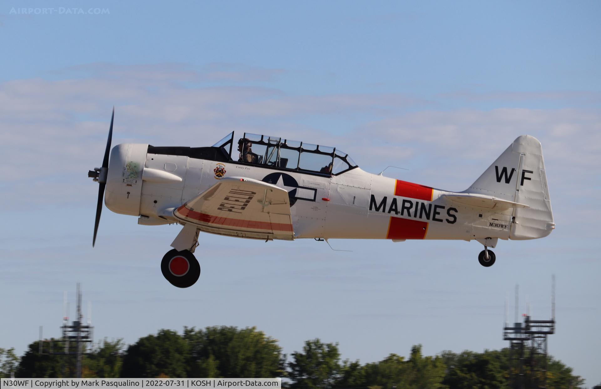 N30WF, 1951 North American T-6G Texan C/N 182-694, North American T-6G