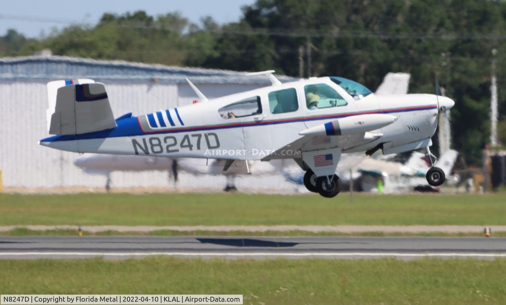 N8247D, 1957 Beech J35 Bonanza C/N D-5347, Sun N Fun 2022