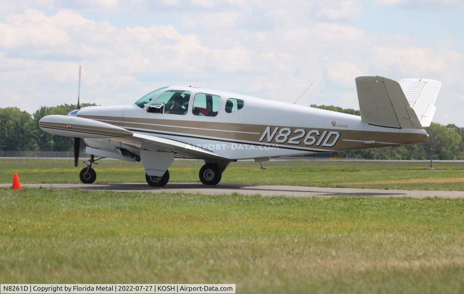 N8261D, 1957 Beech J35 Bonanza C/N D-5366, OSH 2022