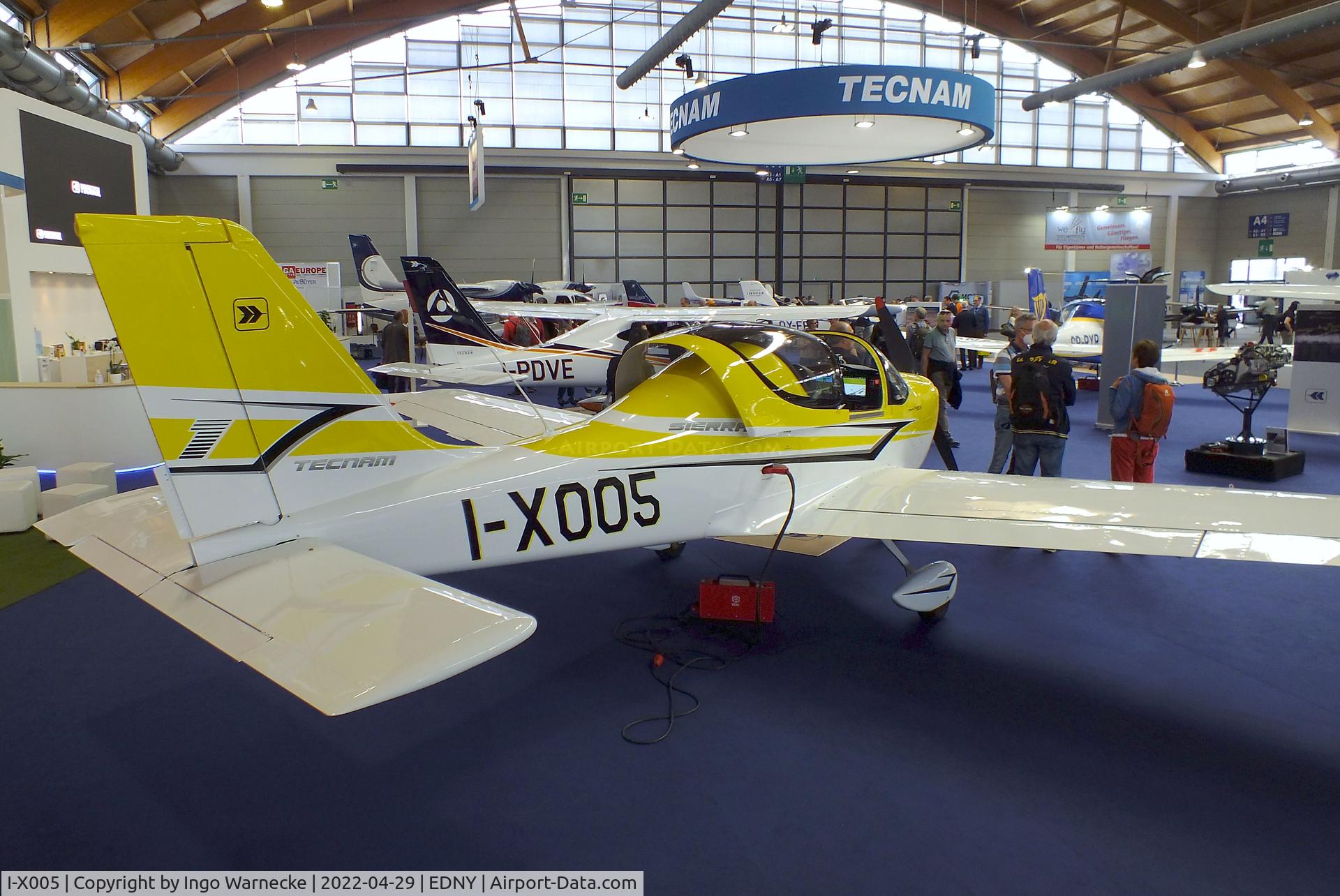 I-X005, Tecnam P-2002 Sierrra Mk.II C/N unknown_I-X005, Tecnam P2002 Sierra Mk.II at the AERO 2022, Friedrichshafen