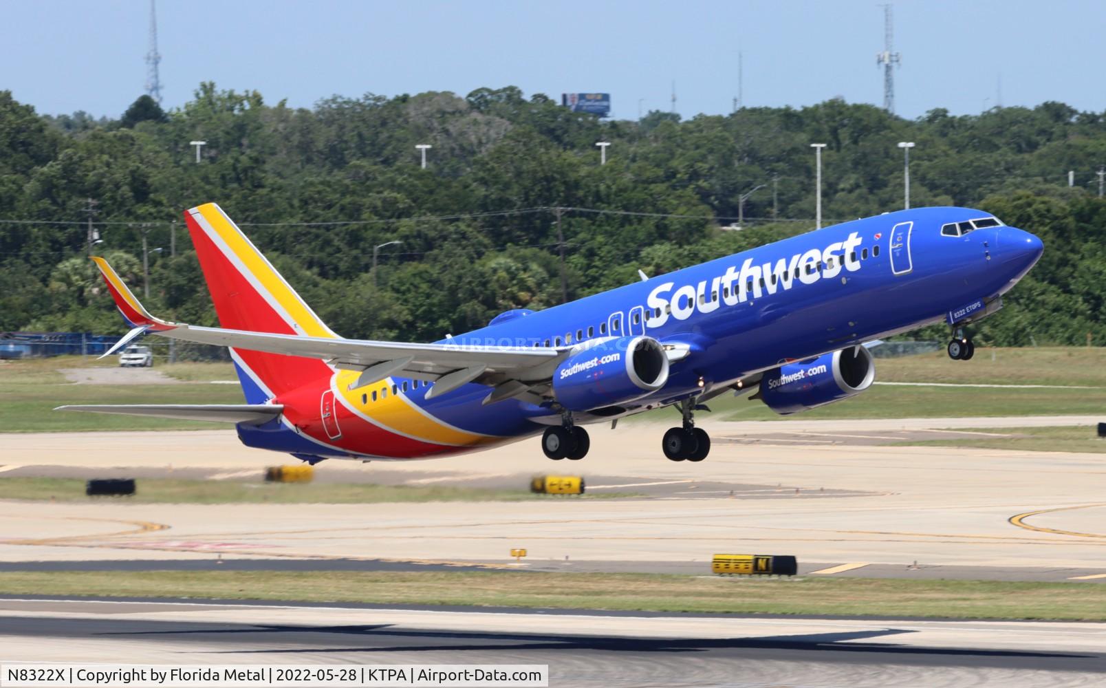 N8322X, 2012 Boeing 737-8H4 C/N 36997, TPA 2022