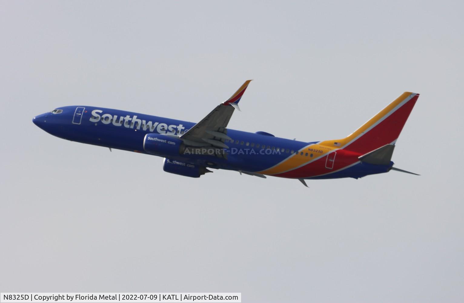 N8325D, 2012 Boeing 737-8H4 C/N 37003, ATL 2022