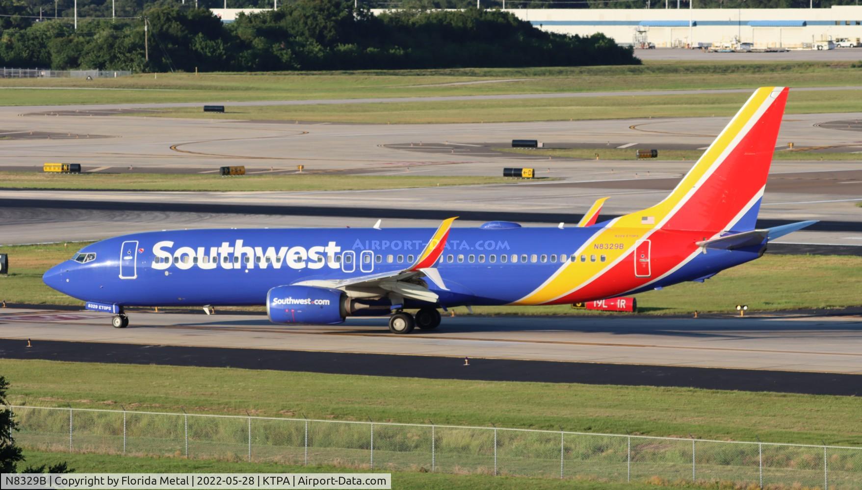 N8329B, 2012 Boeing 737-8H4 C/N 37006, TPA 2022