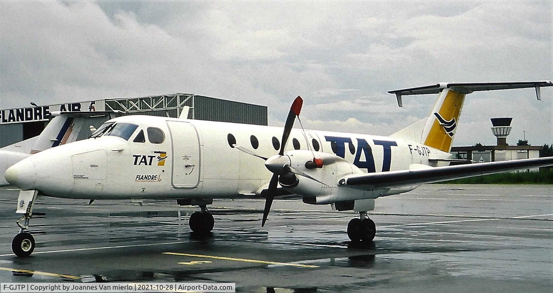 F-GJTP, 1989 Beech 1900C C/N UC-73, Slide scan Lille
