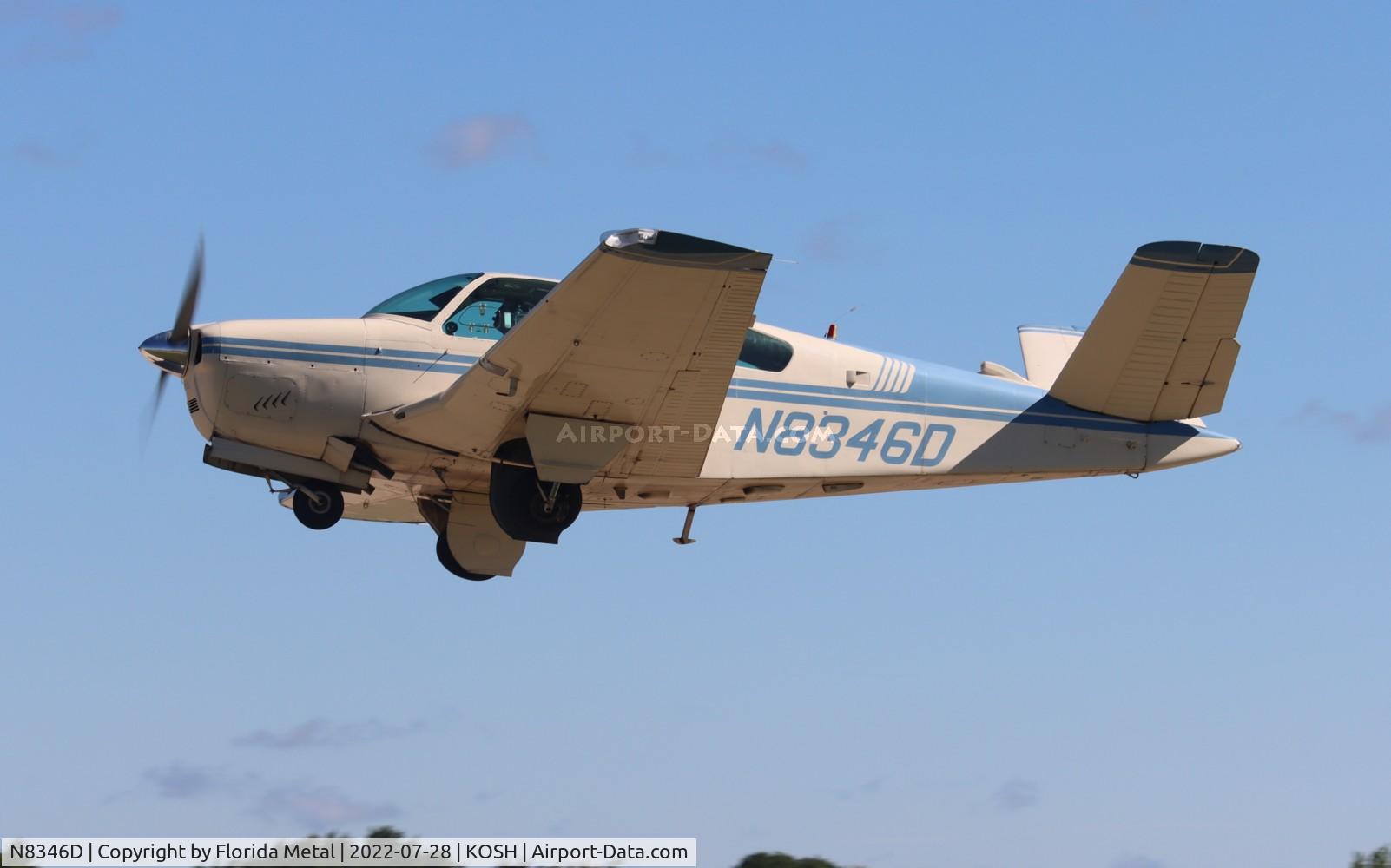 N8346D, 1958 Beech J35 Bonanza C/N D-5447, OSH 2022