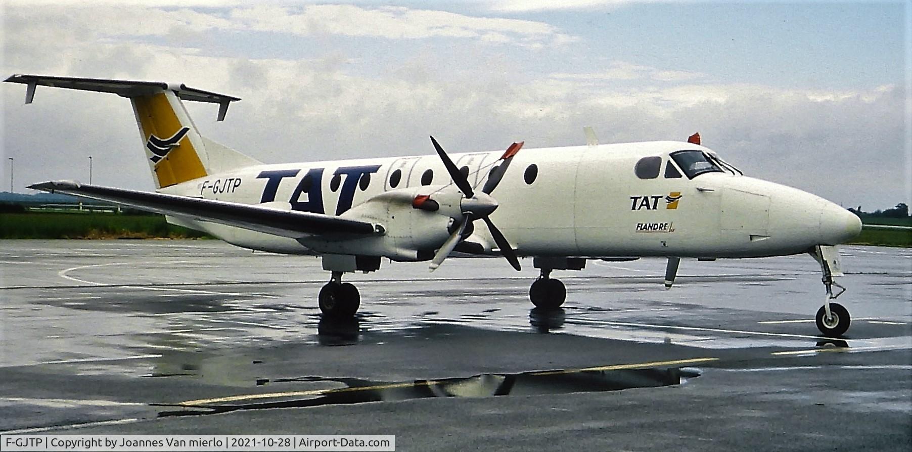F-GJTP, 1989 Beech 1900C C/N UC-73, Slide scan Lille