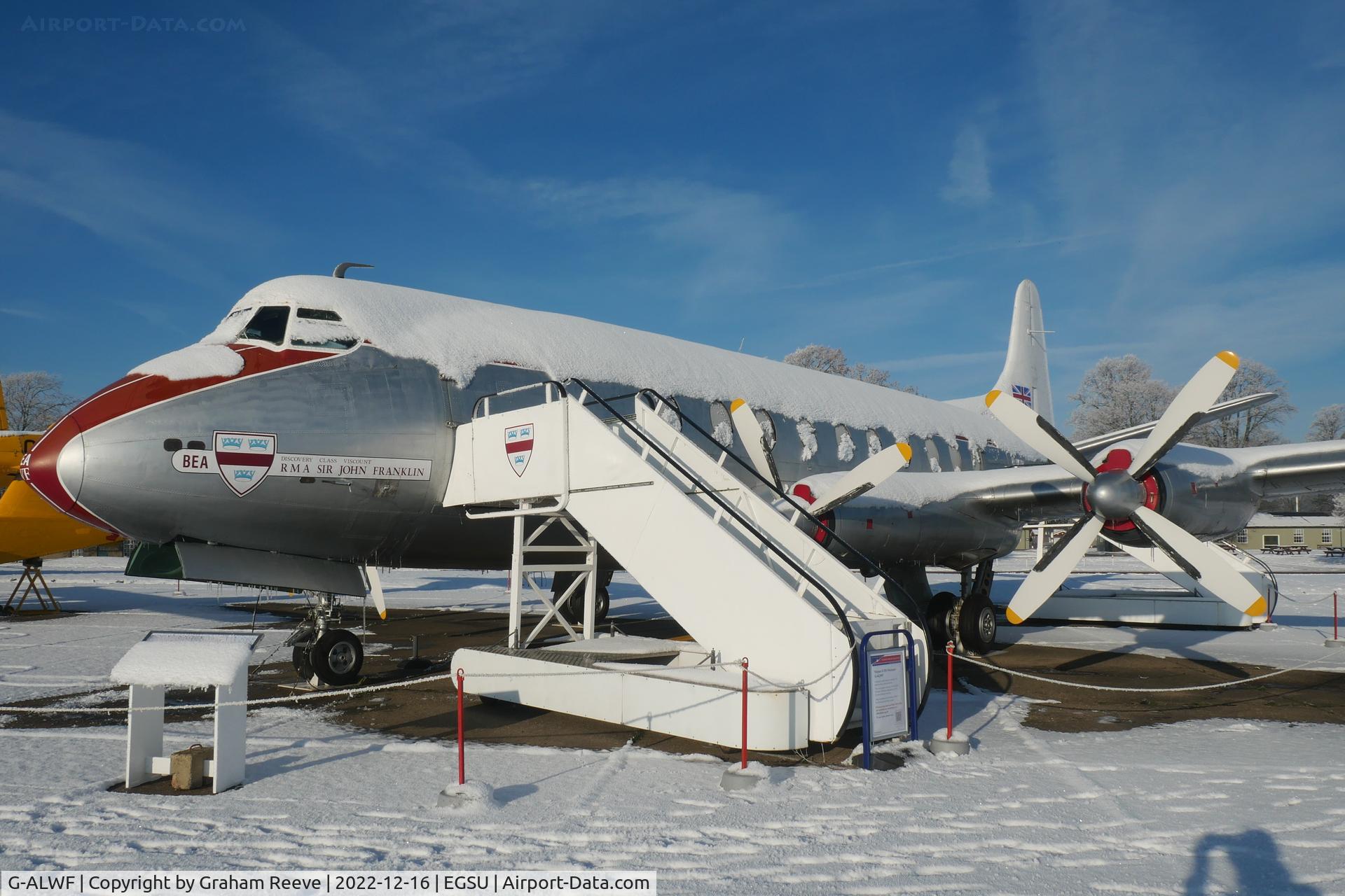 G-ALWF, 1952 Vickers Viscount 701 C/N 005, On display at IWM Duxford.