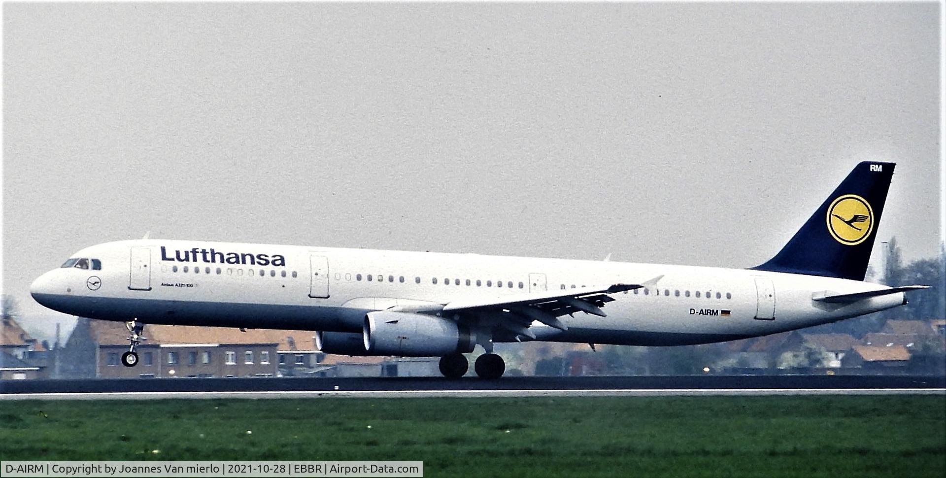 D-AIRM, 1994 Airbus A321-131 C/N 0518, Slide scan