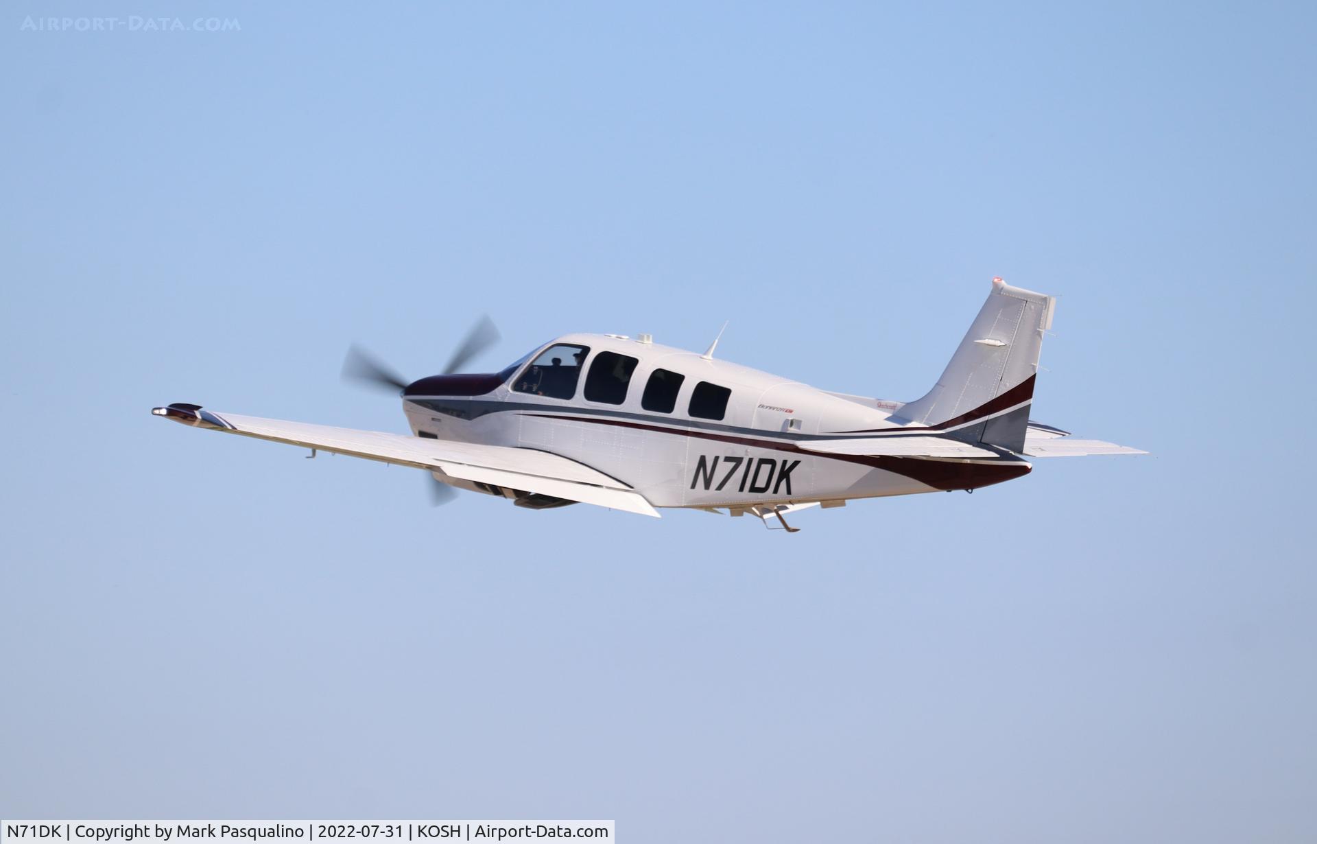 N71DK, 2019 Beech G36 Bonanza C/N E-4137, Beech G36