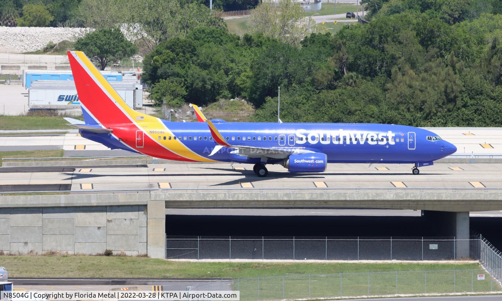 N8504G, 2016 Boeing 737-8H4 C/N 38812, TPA 2022