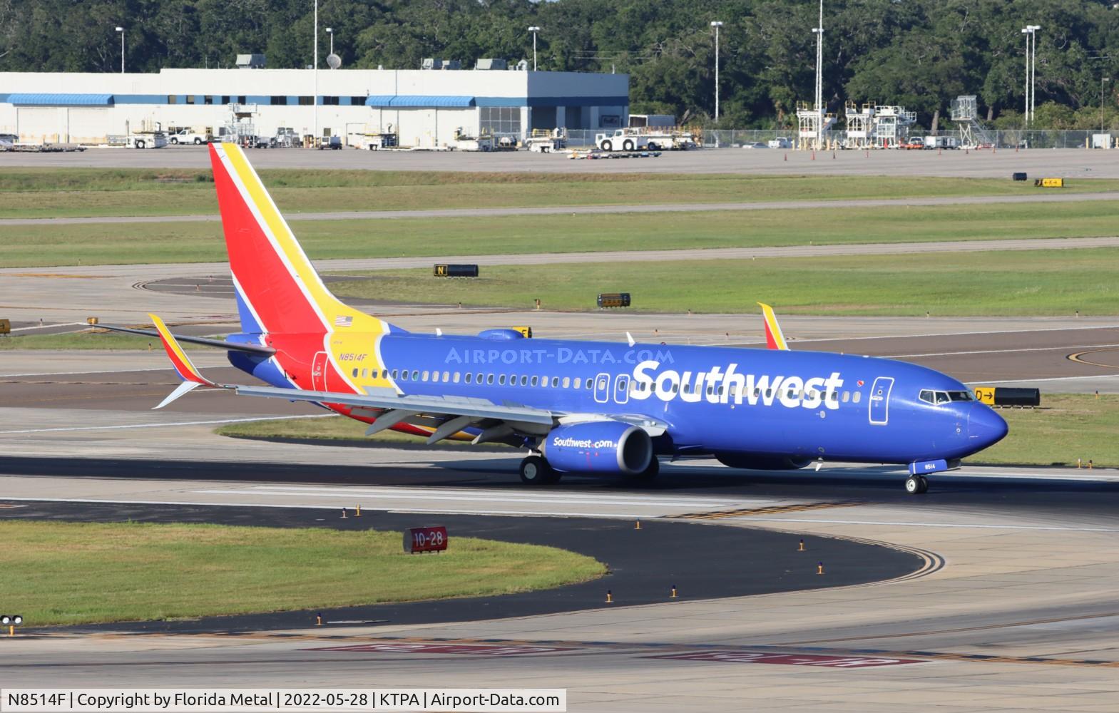 N8514F, 2016 Boeing 737-800 C/N 36975, TPA 2022