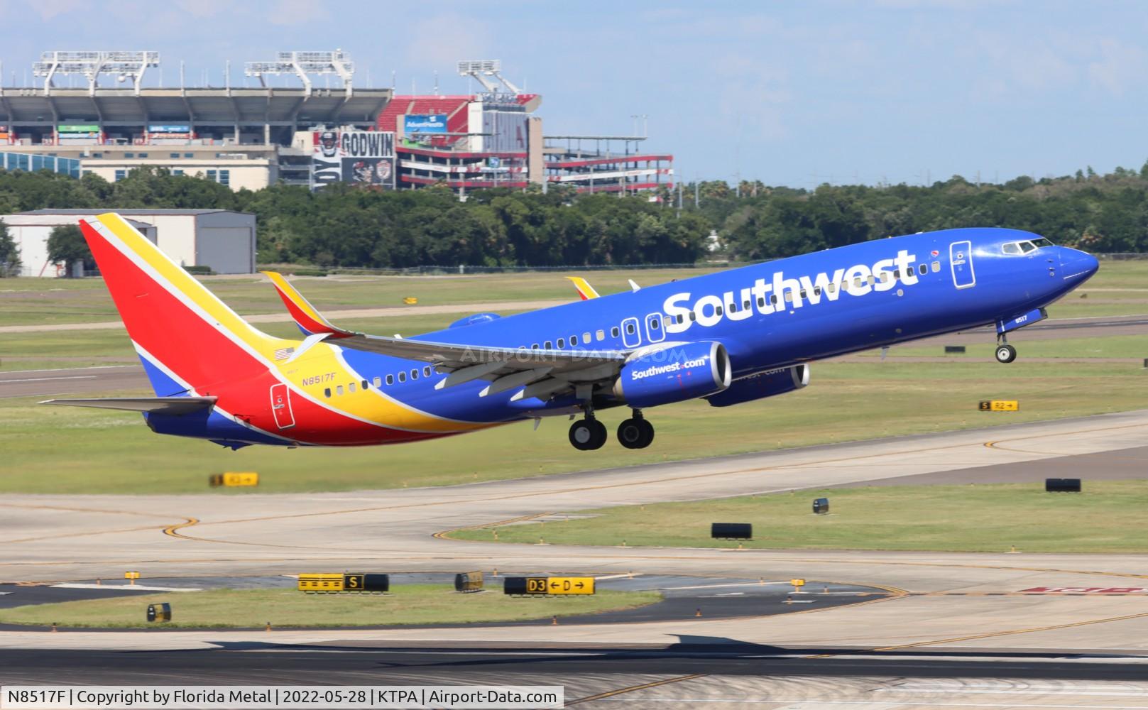 N8517F, 2016 Boeing 737-8H4 C/N 63594, TPA 2022