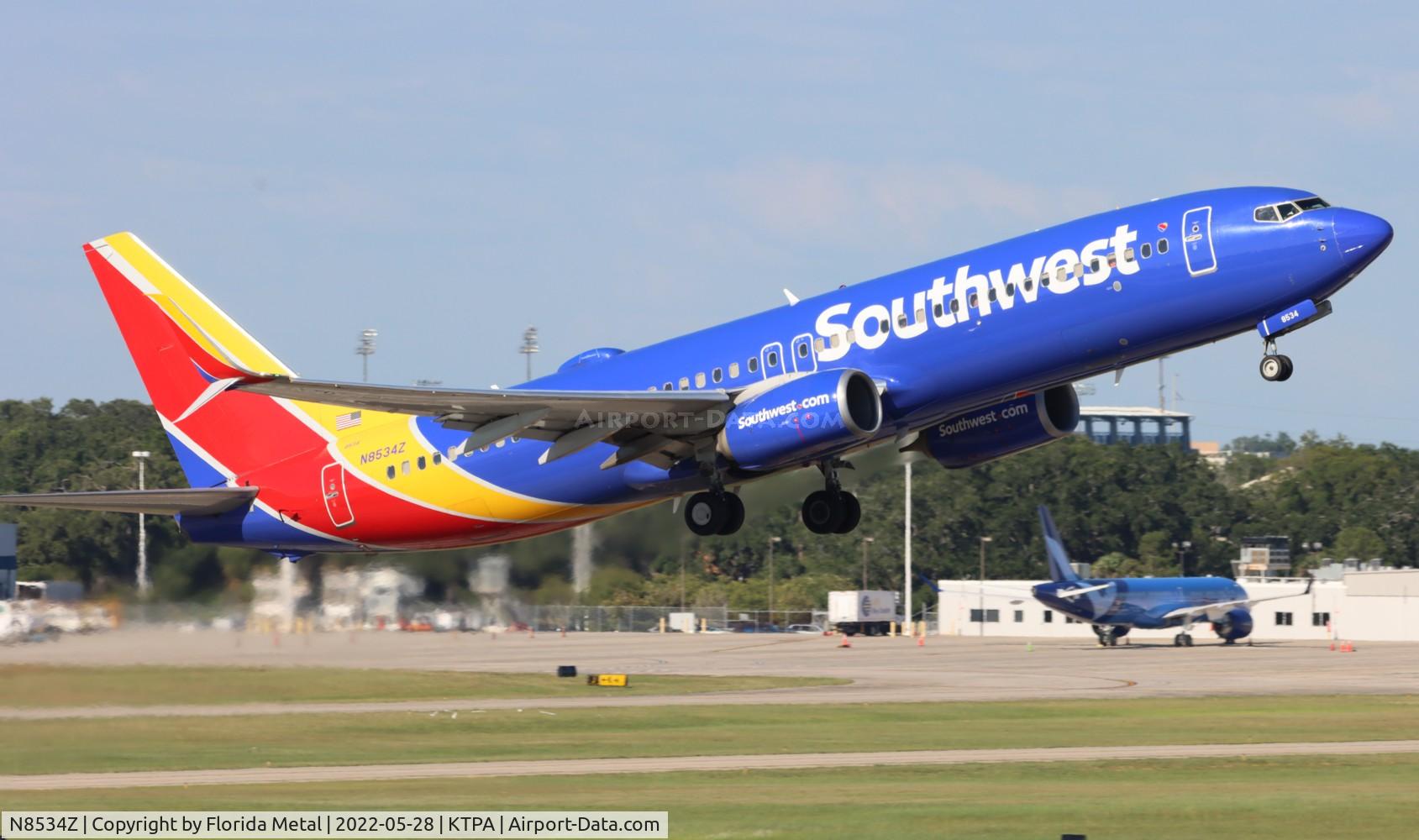 N8534Z, 2017 Boeing 737-8H4 C/N 63578, TPA 2022