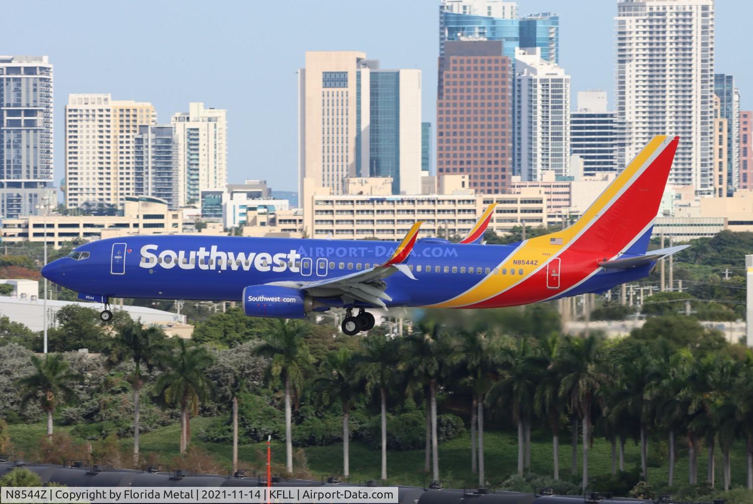 N8544Z, 2017 Boeing 737-8H4 C/N 36926, FLL 2021