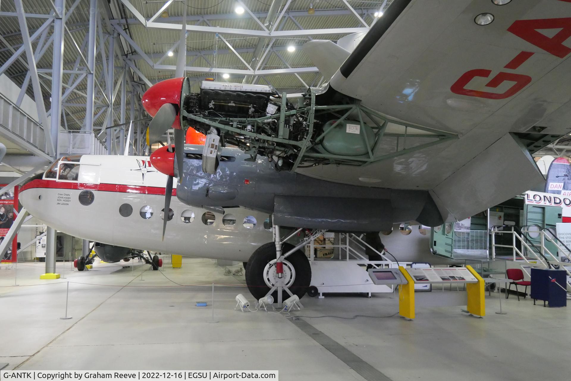 G-ANTK, 1946 Avro 685 YORK C1 C/N MW232, On display at IWM Duxford.