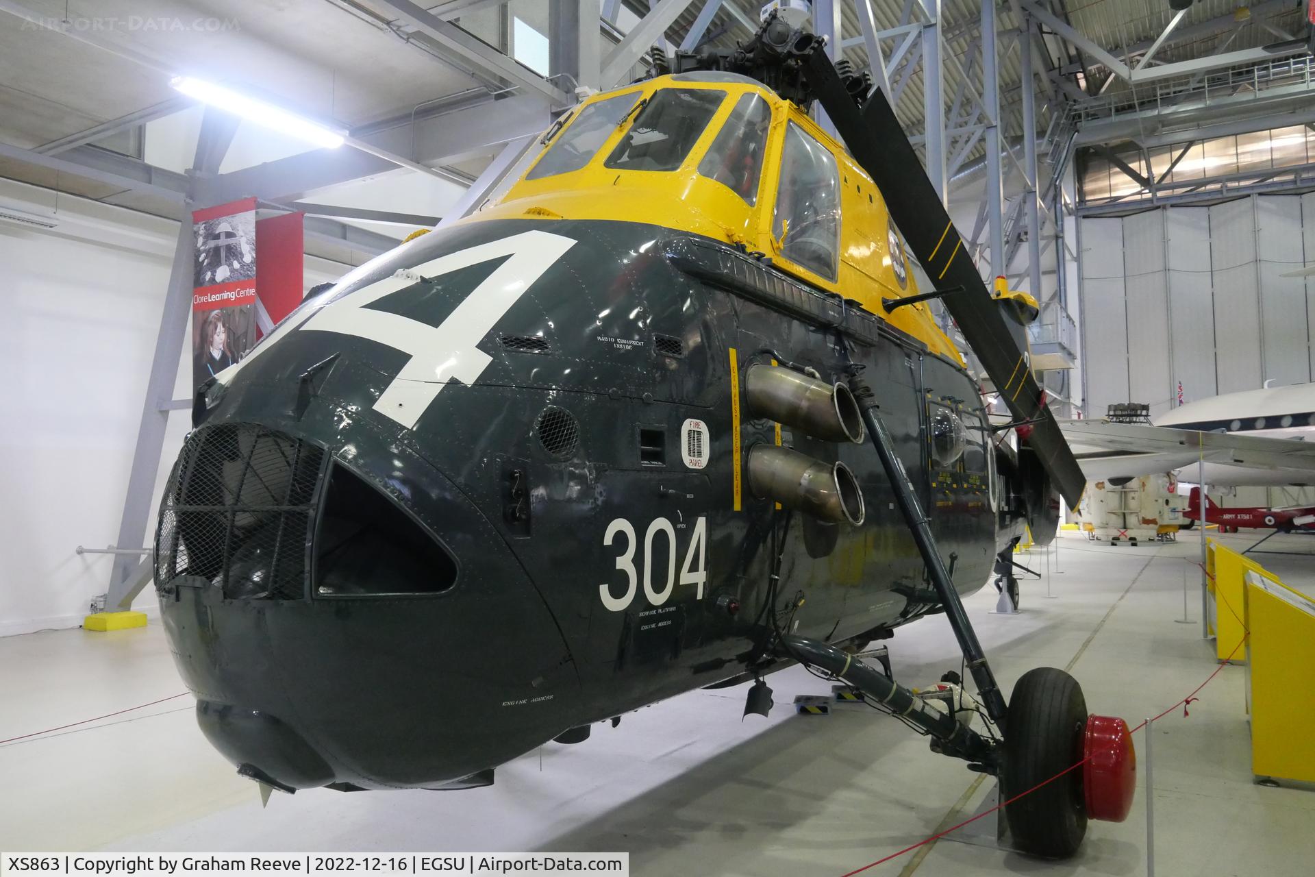XS863, 1965 Westland Wessex HAS.1 C/N WA243, On display at IWM Duxford.