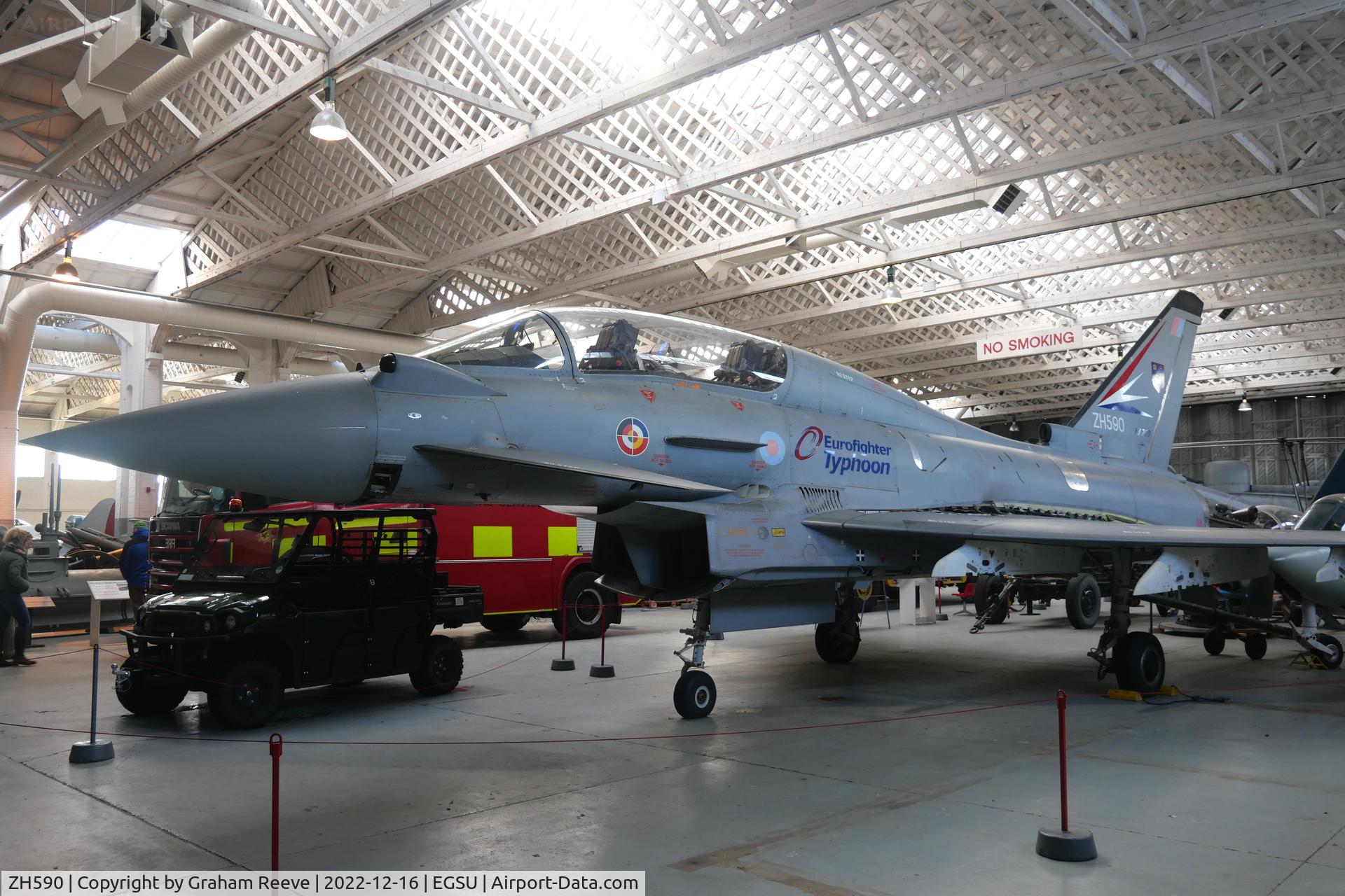 ZH590, 1997 Eurofighter EF-2000 Typhoon T1 C/N DA4, On display at IWM Duxford.