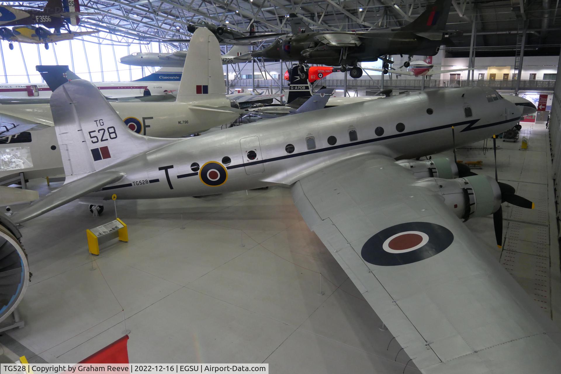 TG528, 1948 Handley Page Hastings C.1A C/N HP67/32, On display at IWM Duxford.