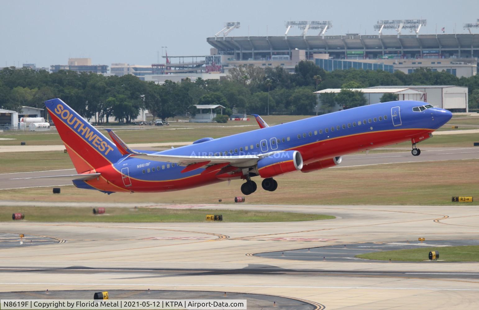 N8619F, 2013 Boeing 737-8H4 C/N 33939, TPA 2021